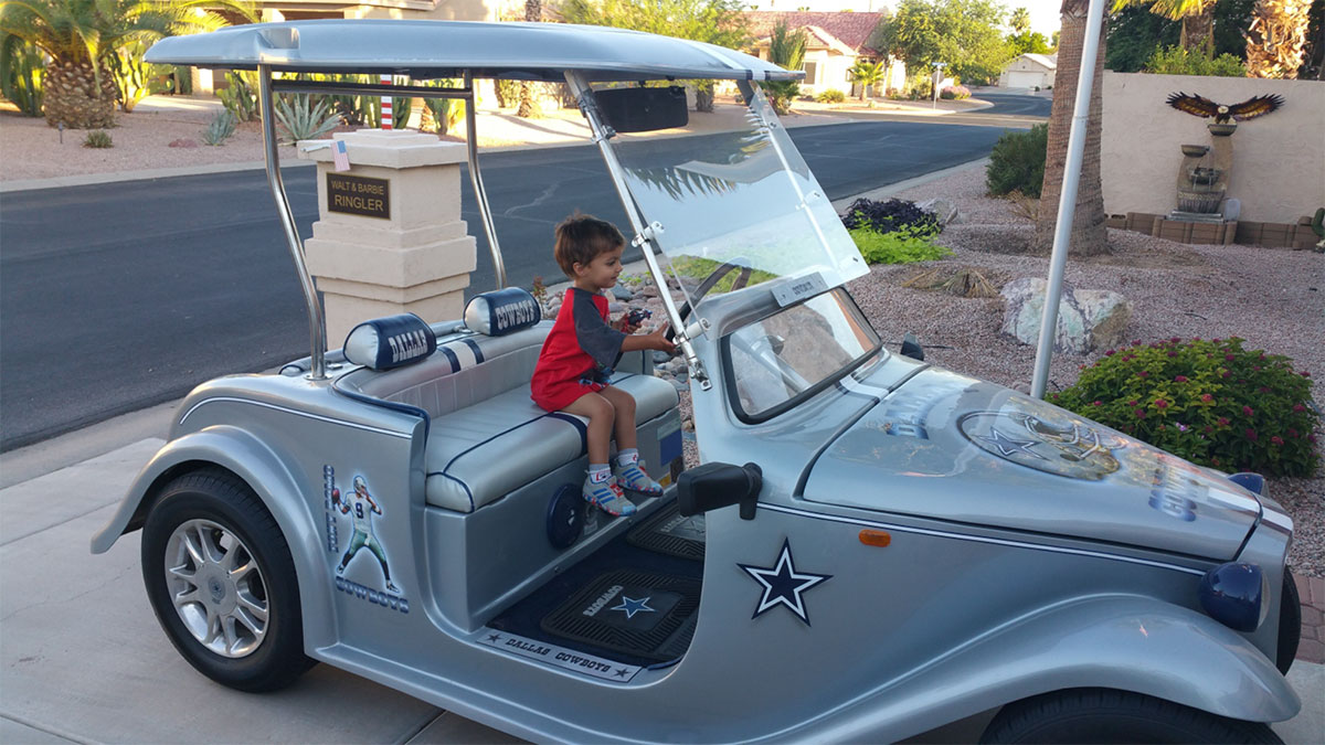 Dallas Cowboy Golf Cart FOR SALE!